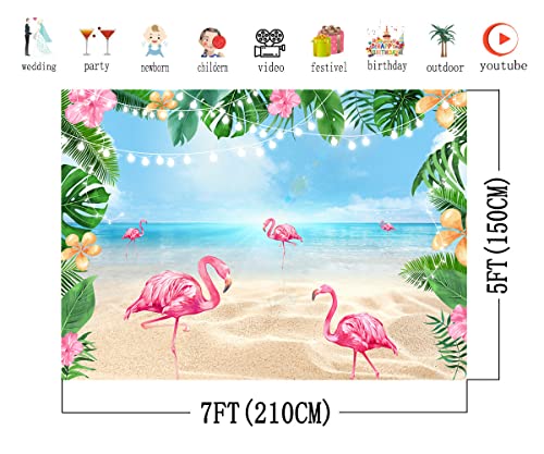 AIIKES Sfondo estivo per feste di fenicottero