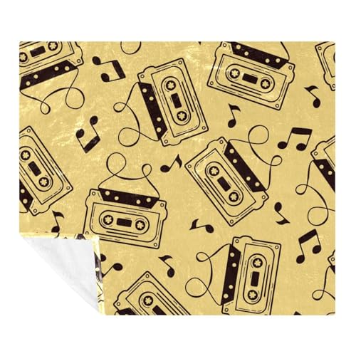 Couverture microfibre légère et haut de gamme - Plaid Doodle pour lit et canapé - 2