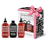 Weak Knees Spicy Sampler Gift Set - Includes Hot Honey, Gochujang Sriracha Hot Sauce & Spicy Maple Syrup + Dish Cloth | Gourmet Cooking Gift for Women, Foodies & Moms, Unique Gift Basket Ideas
