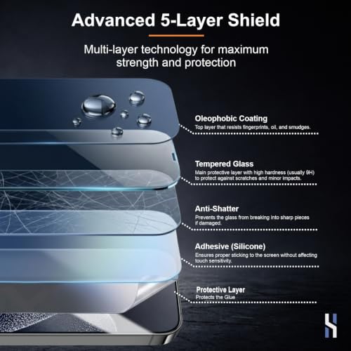 Image of Tempered Glass for Motorola Edge 70 (6.7 Inch) Military Grade 9H Screen Guard, Anti-Scratch, Shatterproof, Edge to Edge Full Coverage - Black Border