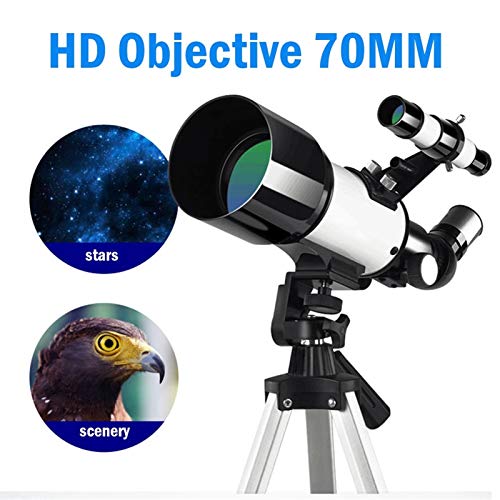 Telescopio astronómico para niños 70mm con trípode miniatura 3