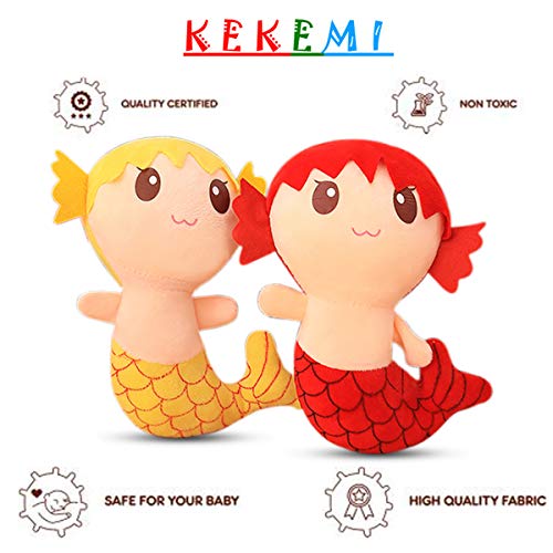 Image of KEKEMI Non-Toxic Hugable Cute Stuff Teddy Bear Soft Toys for Kids /Gift, Size 7 Inches (Pack of 2)