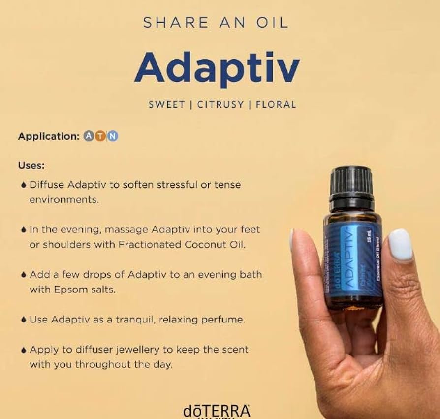 doTERRA ADAPTIV エッセンシャルオイル 15ml Amazon.com: doTERRA Adaptiv Calming Blend Essential Oil 15ml