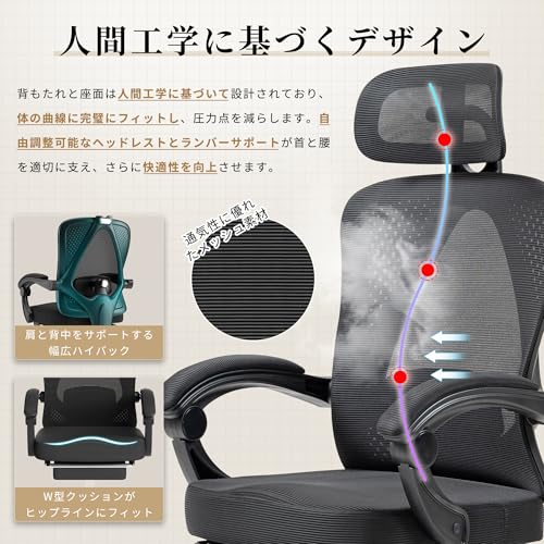 Dowinx オフィスチェア LS-66WB01-01C-PD の商品画像 5