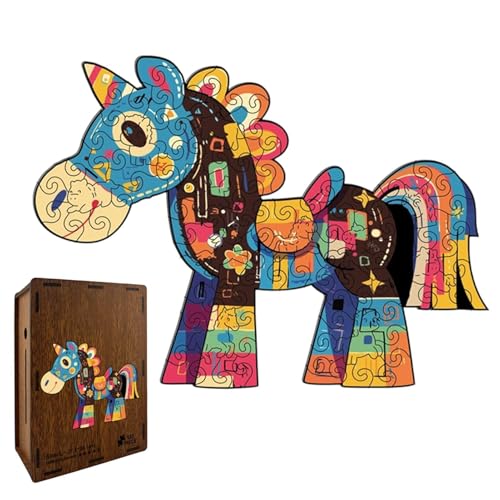 Wooden Puzzle - EdHorse Hay Nets - Bite-Proof Feeding Supplies, Goat Hay Feeder, Goats, Sheep, Horse, Fences, Trailers, Stables,