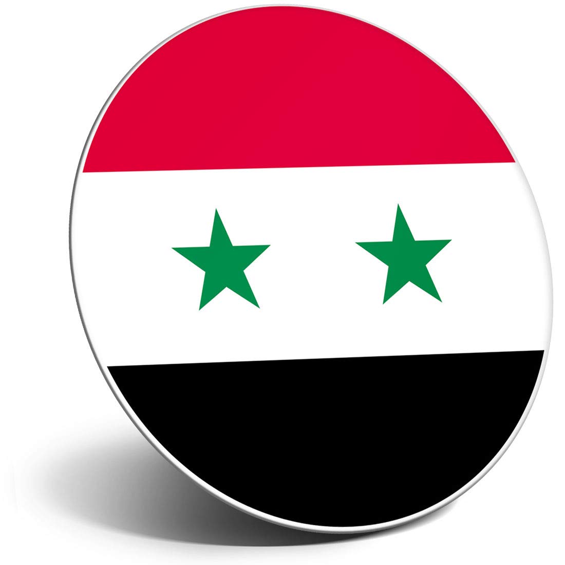 Destination Vinyl Ltd Magnet for Refrigerator, Fridge - Syria Flag Map for Office, Cabinet and Whiteboard, Magnetic Stickers, 9055