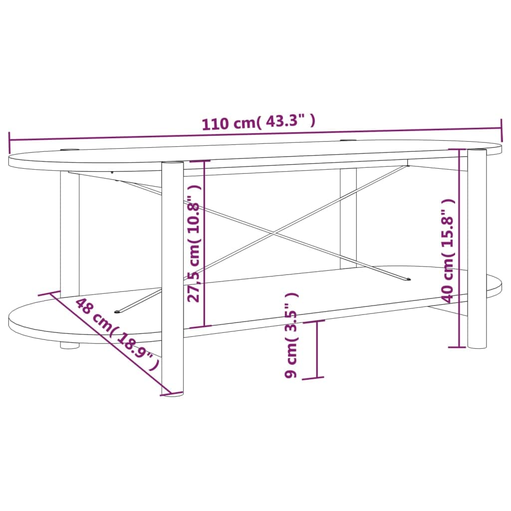 Mesa de centro clásica blanca de madera con patas de madera maciza, 110 x 48 x 40 cm, amplio espacio de almacenamiento y práctico tablero para bebidas y aperitivos, incluye