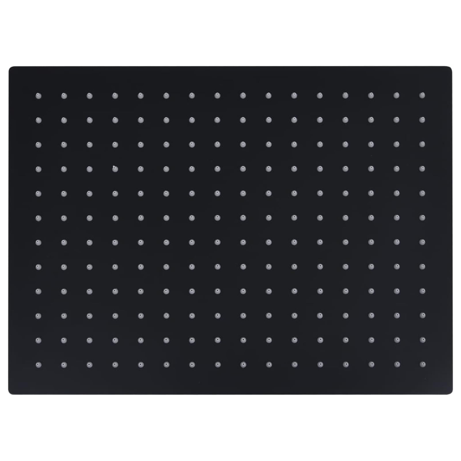 Cabezal Ducha Efecto Lluvia Acero INOX Cuadrado Negro 40x30 cm, Rociador Ducha, Ducha Lluvia, Alcachofa Ducha, Duchas De Baño Alcachofa Lluvia, Recambios Columna Ducha