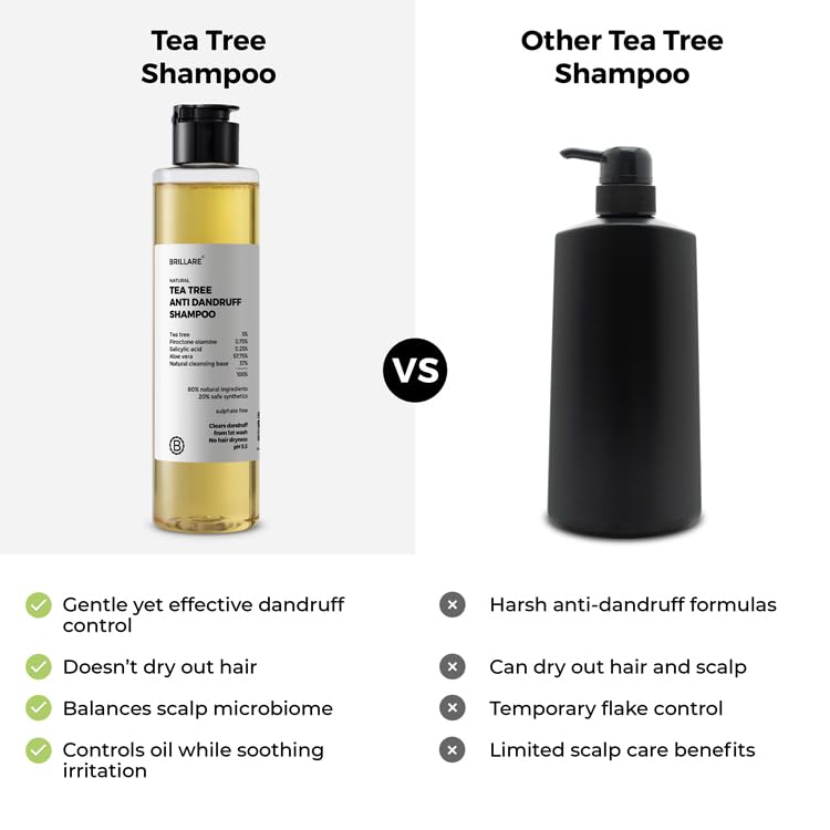 Image of Brillare Tea Tree Anti Dandruff Shampoo - 200ml