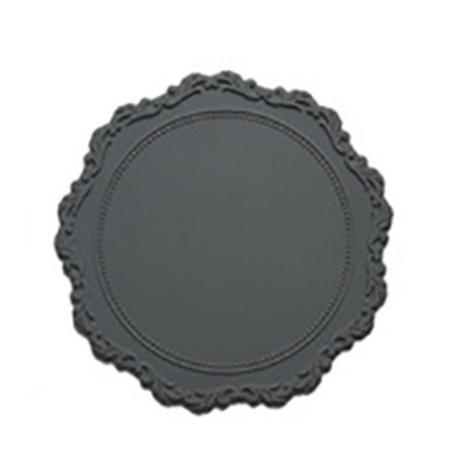 10Pcs Table Decoration Round Tableware Pad Non-slip Silicone Coaster Placemat Cup Mat for Cap(Color2)