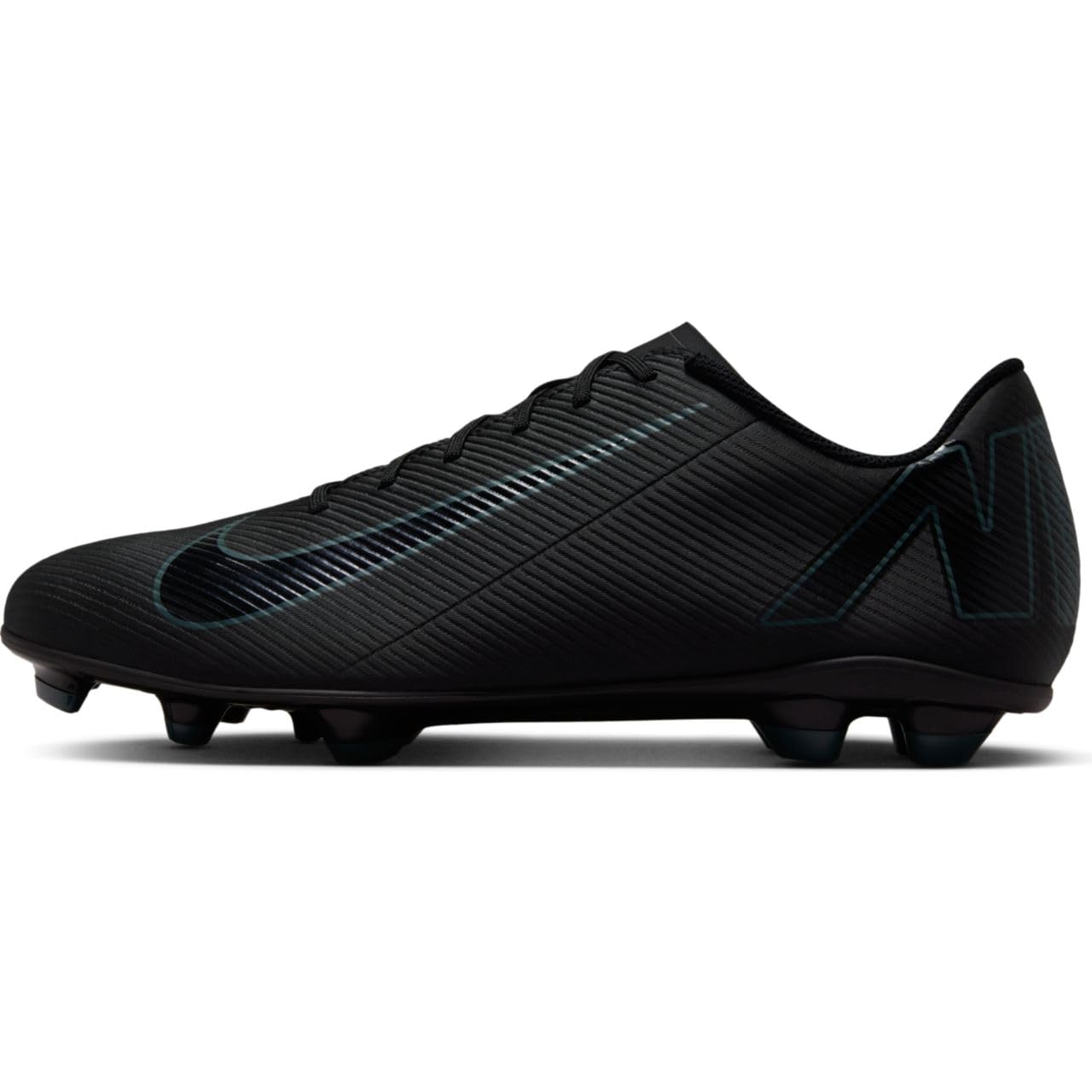 Nike Vapor 16 Club Fg/Mg unisex-adult Oxford Flat 41 EU BLACK/BLACK-DEEP JUNGLE
