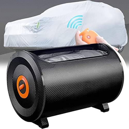 Fully Automatic Car Cover with Remote Control, Sunproof Sun Shade Canopy Fully Automatic Movable Carport, Automobile Protection Keeping Vehicle Cool,Car