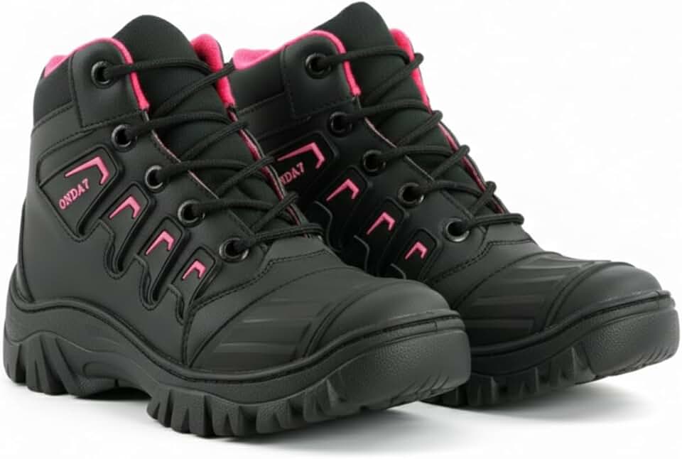 Bota de Trilha Coturno Adventure Onda Cano Médio Blaqueado Antiderrapante