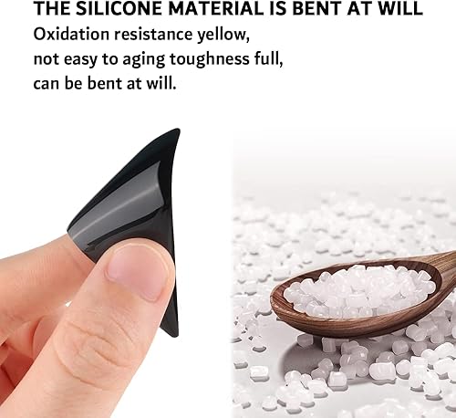 Miniatura 5 de 2 protectores de borde de puerta de automóvil anticolisión, moldeo de silicona suave para proteger y decorar la esquina de la puerta del automóvil,