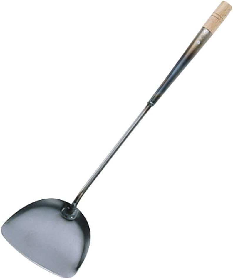 Iron Chinese Spatula, Small 4.1 x 13.2 inches (10.5 x 33.5 cm), 7.1 oz (200 g), Kitchen Supplies, Restaurant, Stylish, Tableware, Commercial Use