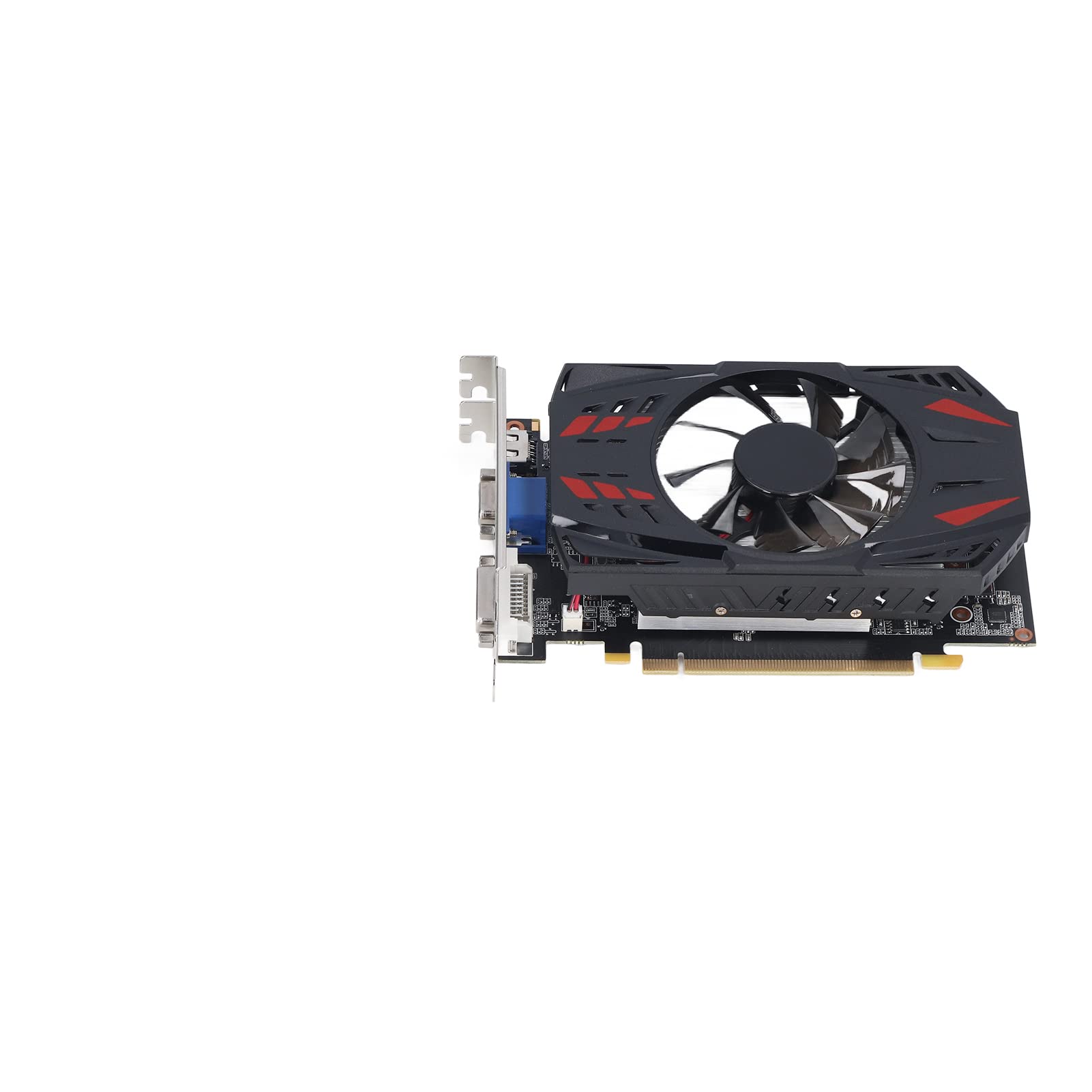 Scheda Grafica da Gioco GTX550TI, 2GB GDDR5 128BIT 4K HDR, Doppia Ventola di Raffreddamento Portatile a Basso Rumore, Uscita HDMI VGA DVI, Scheda Video Desktop per Giochi per PC