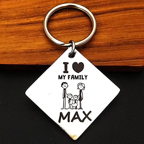 Image of Jypr Customized Pet ID Tag Personalize Black Engraved Name Collar Tag for Your Loving Pet Dog, Cat, Puppy, Horse (Funny Cartoon 2 MM Thick Tag)