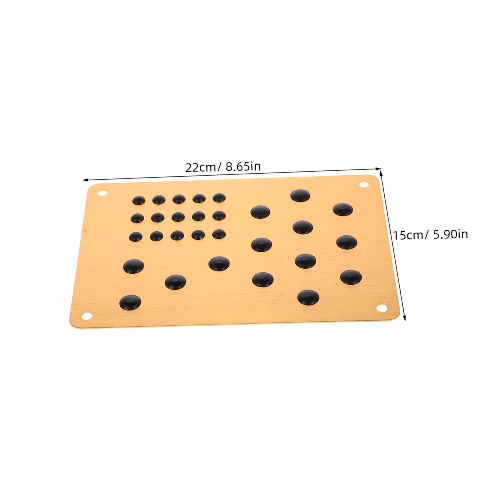 Unomor Cars Floor Mats Fit Foot Pedal Protector Liners for Van SUV Truck Easy Installation Aluminum Alloy Decorative — view 2