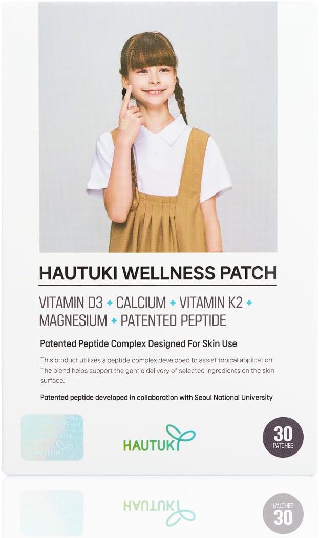 Wellness Patch for Kids, Daily Growth Support and Vital Nutrient Absorption, Supports Child Height Growth and Bone Development, Aged Above 4