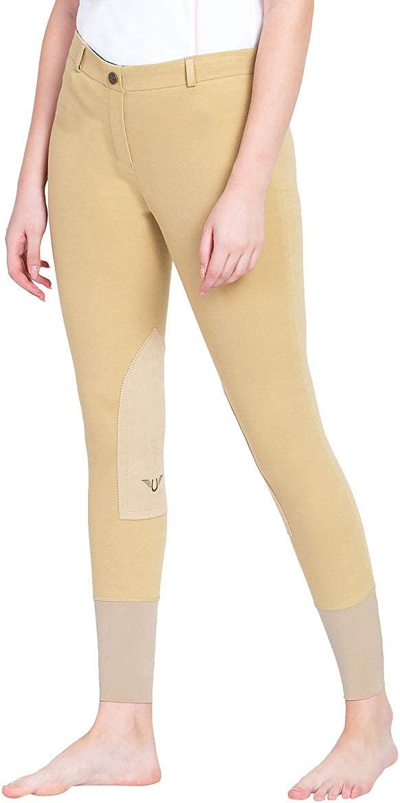 TuffRider Women's Pull-On Knee Patch Breeches