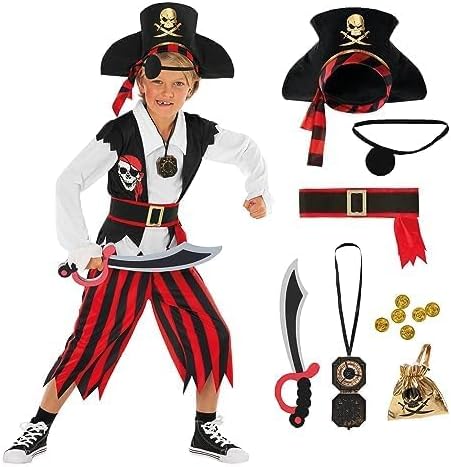 Morph Pirate Costume Boys, Black And White Pirate Costume Kids, Boys Halloween Costumes, Halloween Costumes For Kids, Small
