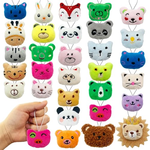 30 PCS Mini Animal Plush Set