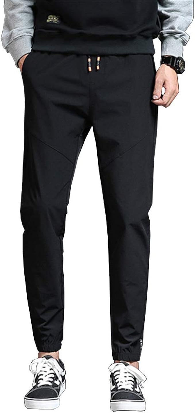 Amazon Angelo スウェットパンツ メンズ 細身 ジョガーパンツ テーパードパンツ イージーパンツ メンズ ボトムス カジュアル スウェット部屋着 タイト パンツ メンズ ストレート 無地 シンプル ジャージ ロングパンツ 通販