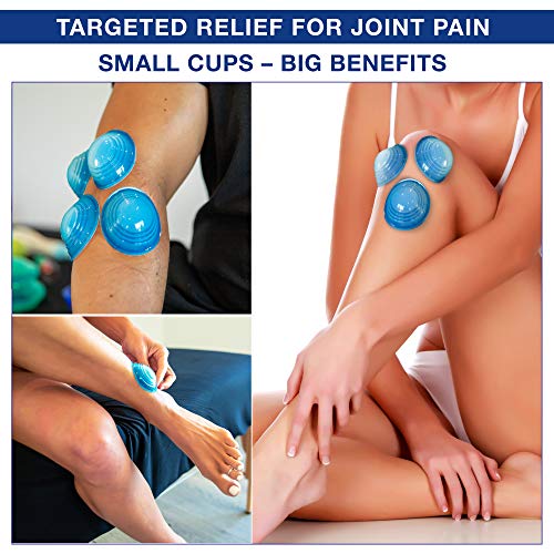 Image of Lure Essentials Silicone Cupping Set Beginner Set - Cupping Therapy Set for Muscles Joints and Cellulite with Body Massager Cupping Set Massage Therapy Cups