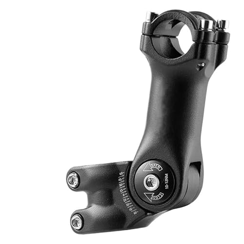 QAINKUN Mtb ステム 調節可能 自転車ハンドルバーステム 60度角度可変 アルミニウム合金 自転車ハンドルバーライザー ロードバイク フロントフォーク ステムアダプター バイクステム (31.8-85mm)