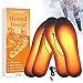 Beheizte Einlegesohlen, Heated Insole, Heated Insoles with USB Interface, Winter Jagdstiefel Schuhe Sneaker Eisfischen Wandern Campingür Männer und Frauen-2 Paar(EU35-40)