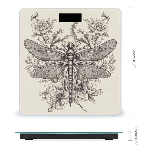 Báscula digital de baño con plataforma de vidrio templado miniatura 2