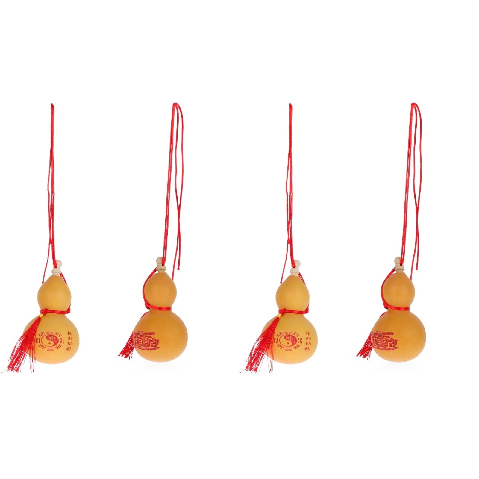4 Calabazas naturales secas decorativas Hu Lu para manualidades
