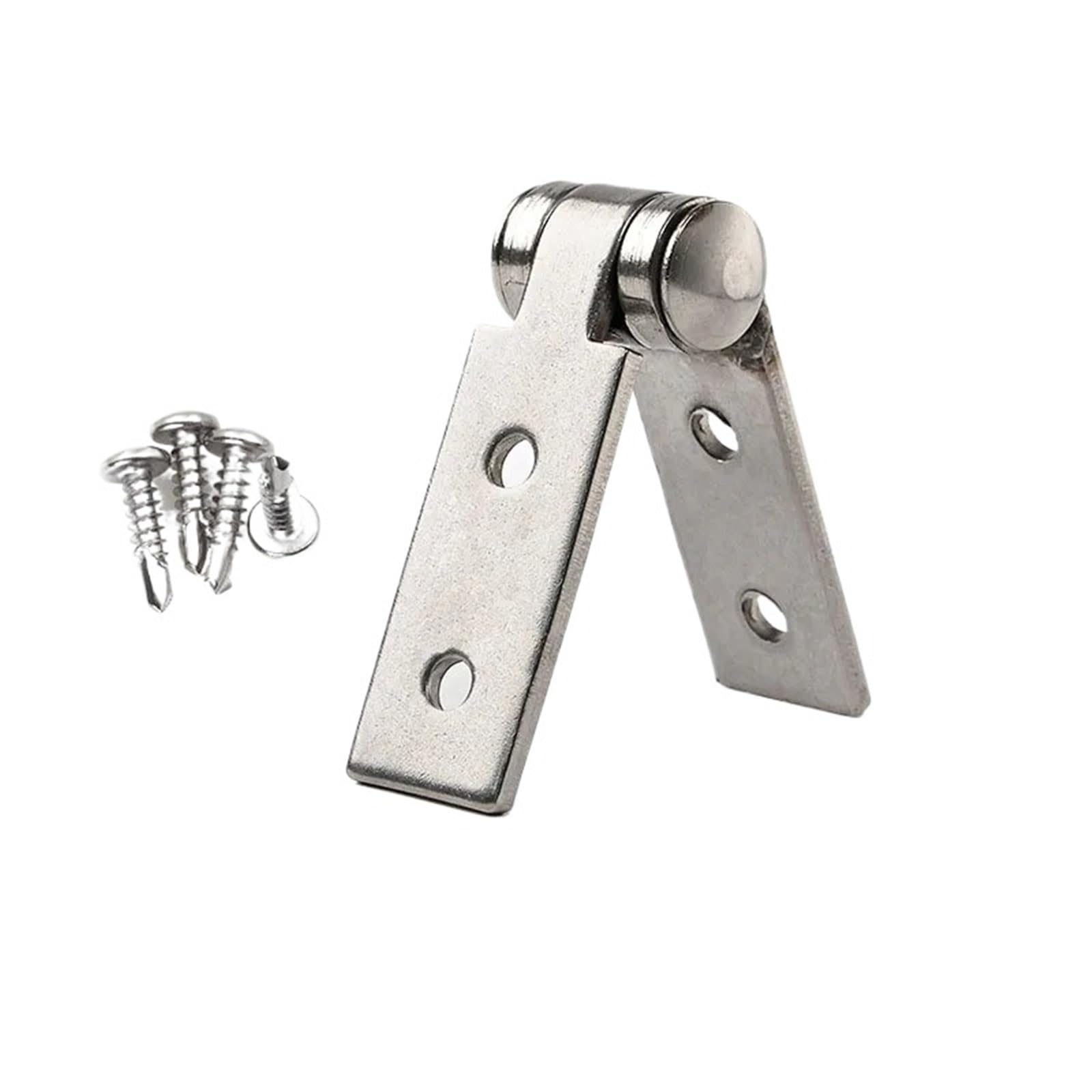 Kdhcvkz 4 Holes Self Tapping 1Pcs Stainless Steel Hinge Fold Window Hinge(4 Holes Self Tapping)