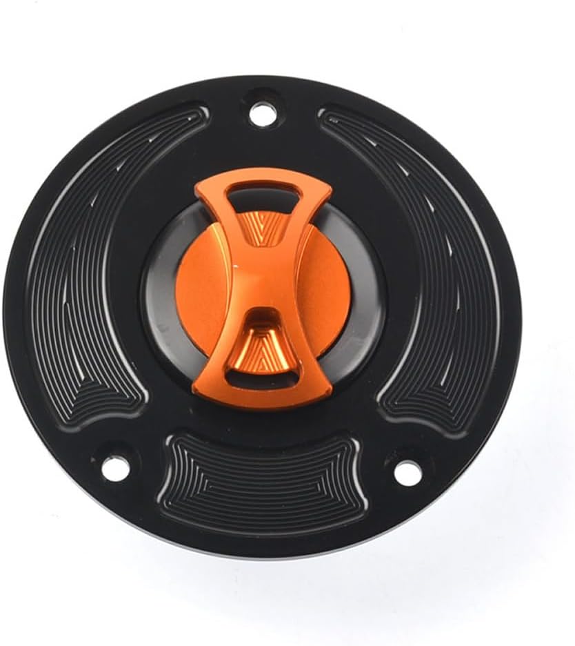 CNC Quick Lock Fuel Gas Cap Compatible with Suzuki GSXR 600 750 1000 SV650S 2004-2012 SV1000S 2004-2007 GSX 650F 2008-2013 (Black)
