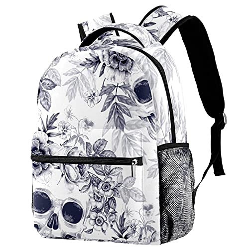 Mochila para portátil de negocios con acabados reforzados y arte retro