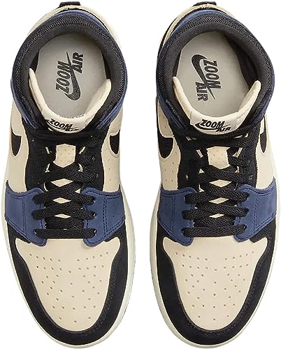 Nike Air Jordan 1 Zoom CMFT Court Purple CT0979-505 Muslin/Blue Blackened EU, Blackened Blue Muslin, 8.5 US