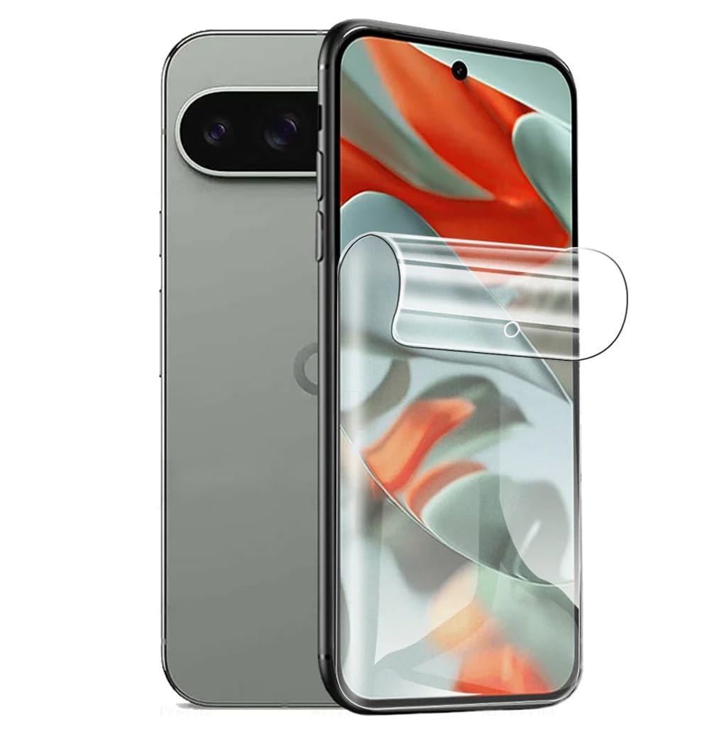 Stejnhge Pellicola Idrogel Proteggi Schermo per Google Pixel 9 Pro XL (6.8), [2 Pezzi] HD Trasparente TPU Pellicola Protettiva Morbida Protezione