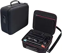 Case Para Nintendo Switch e OLED, Bolsa Rígida Premium com Compartimentos para Dock, Controles, Jogos e Acessórios, Ideal Para Viagem, Resistente à Água e Impactos