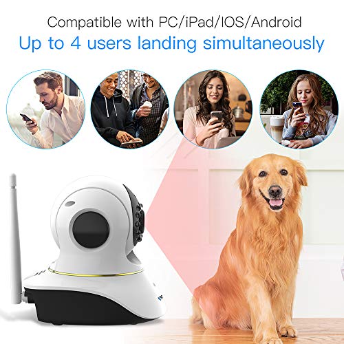 VSTARCAM Pet Camera, Cat Camera with Laser Wireless Dog Camera 1080P Cat Toys, Night Vision Sound Motion Alerts, APP… - Image 7