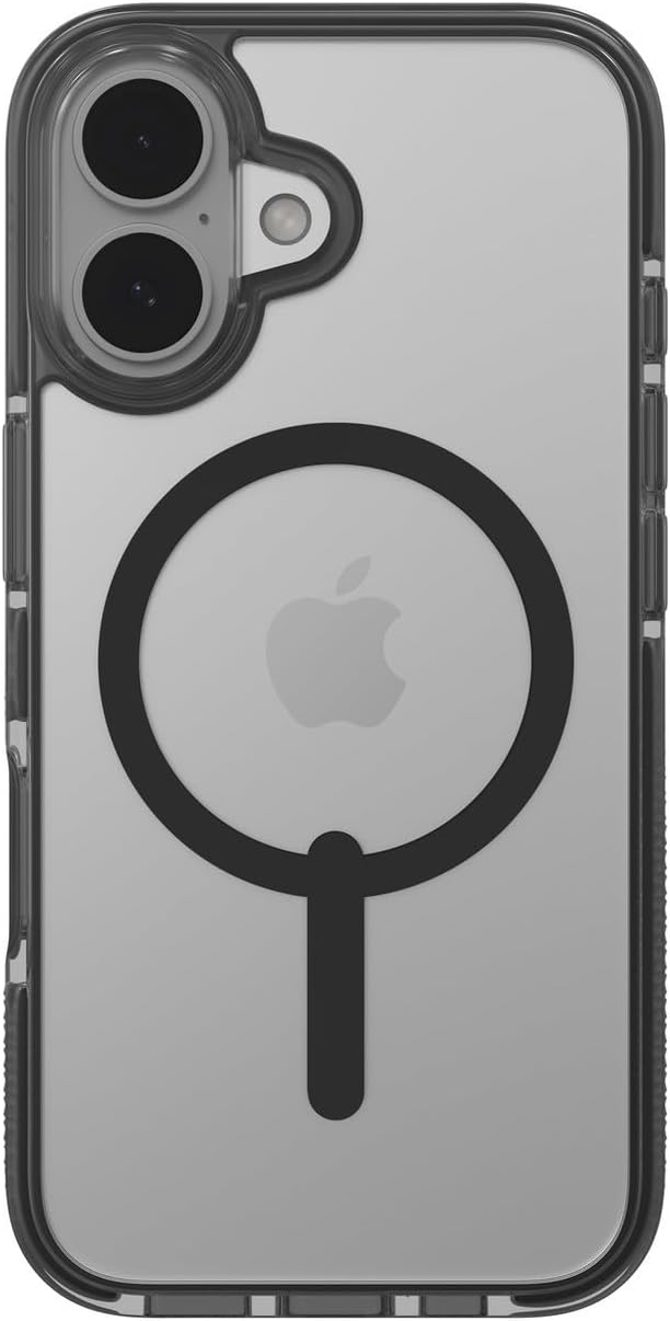 ZAGG Santa Cruz Snap iPhone 16 Pro Max Case – MagSafe Compatible, 13ft Military-Grade Drop Protection, Graphene Reinforced, Anti-Scratch, Slim, 70% Recycled Content, Clear with Black Accents - Image 5