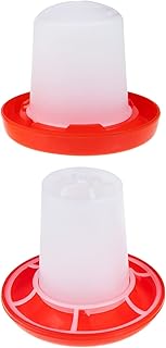 ULTECHNOVO Kit De Alimentador E Bebedouro De Pintinhos Alimentador Automático De Pintinhos De 1L E Bebedouro De Pintinhos De 1 5L Com 3 Alturas Ajustáveis Para Pintinhos De Granja