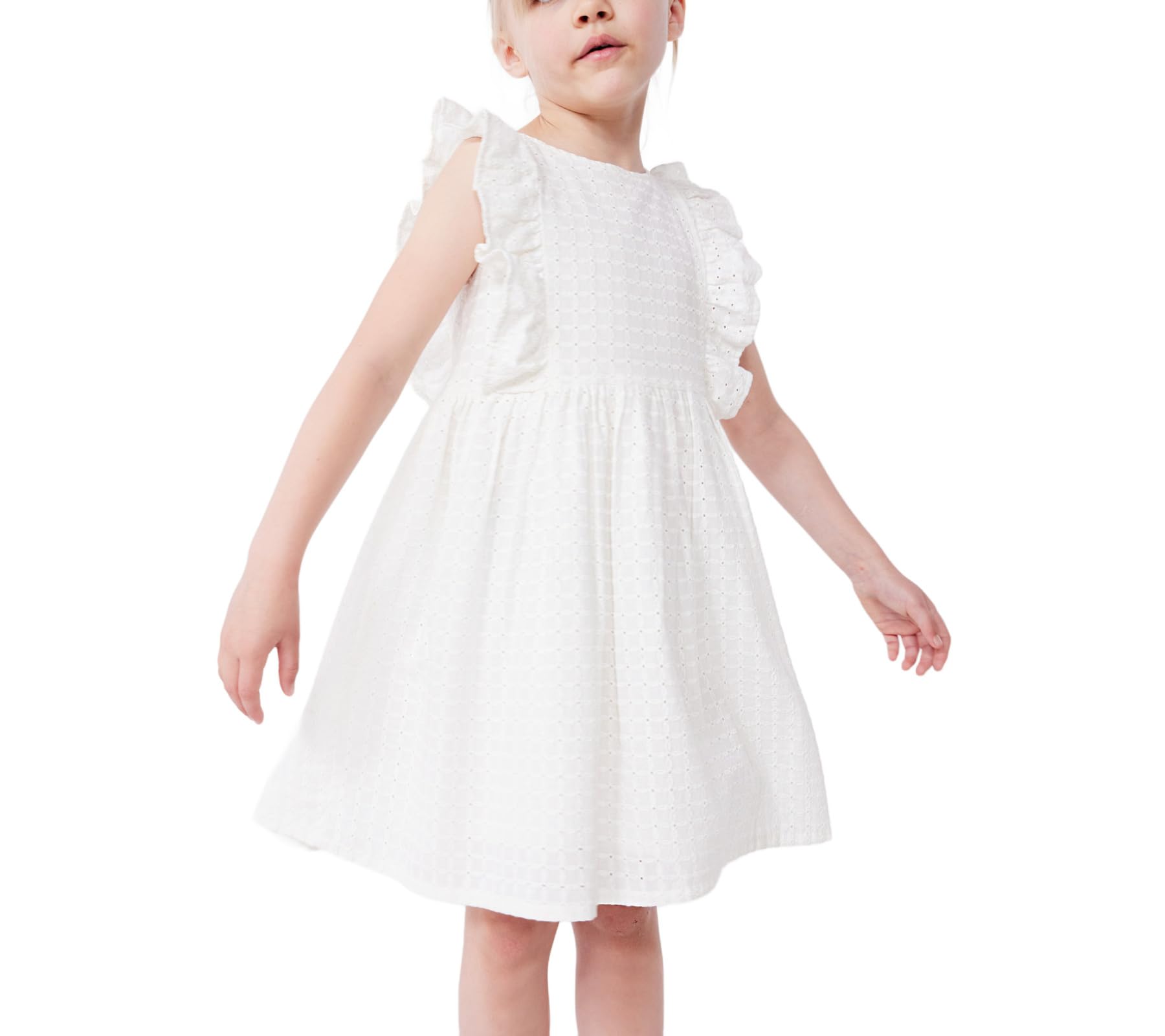 Petit Bateau Abito Senza Maniche Bambine e Ragazze