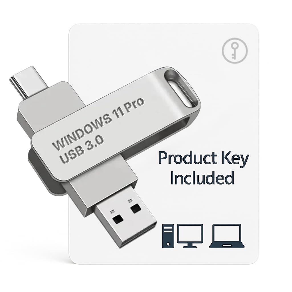 Amazon.com: Bootable USB Type C + A Installer for Windows 11 Pro