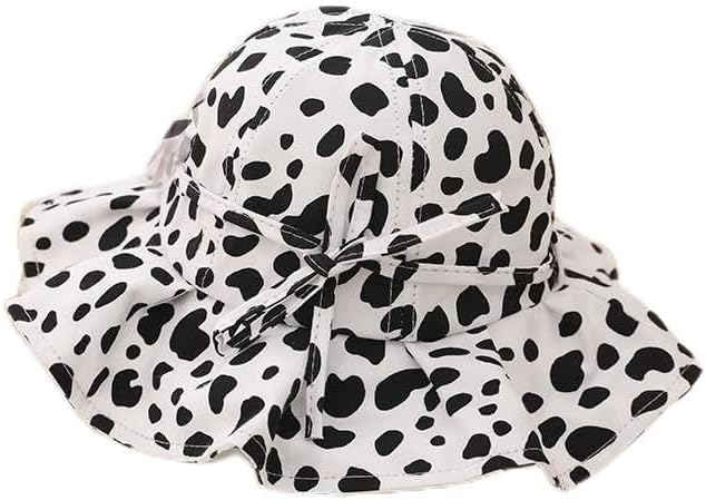 Girls Sun Hat Leopard Print Children Bucket Hat Cotton Baseball Cap Boys Hat Toddler Children Bucket Hat (Color: F, Size: 48-52cm) (E 48.0)