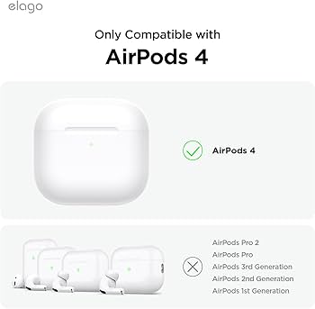Amazon.com: elago AW5 Compatible with AirPods 4th Generation Case