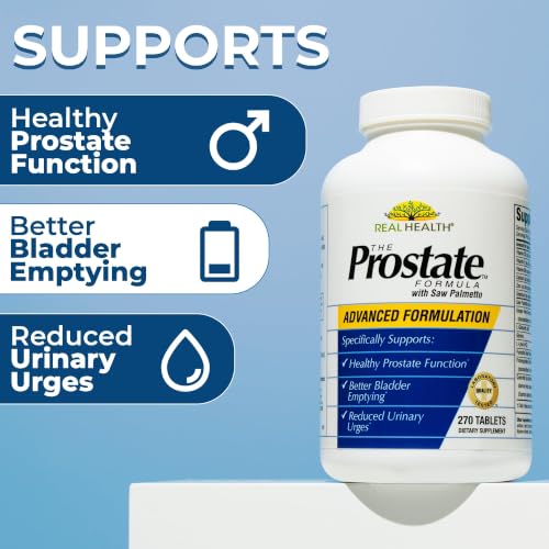 Real Health The Prostate Formula, Pomegranate, Zinc, Pumpkin - 270 Count - Image 3