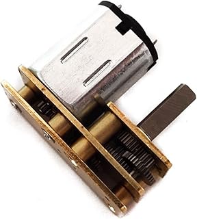 KOVNOVI JGA1024-N20 12V DC Motor with Reversed Geared Motor 3V Micro Gearmotor 6V for Models DINGGUANGHE (Speed(RPM) : 400rpm, Voltage(V) : 12V)