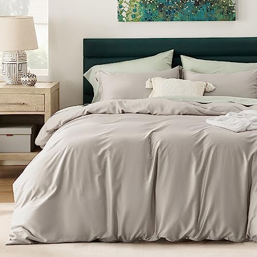 Bedsure Cooling Duvet Cover King Size Silky And