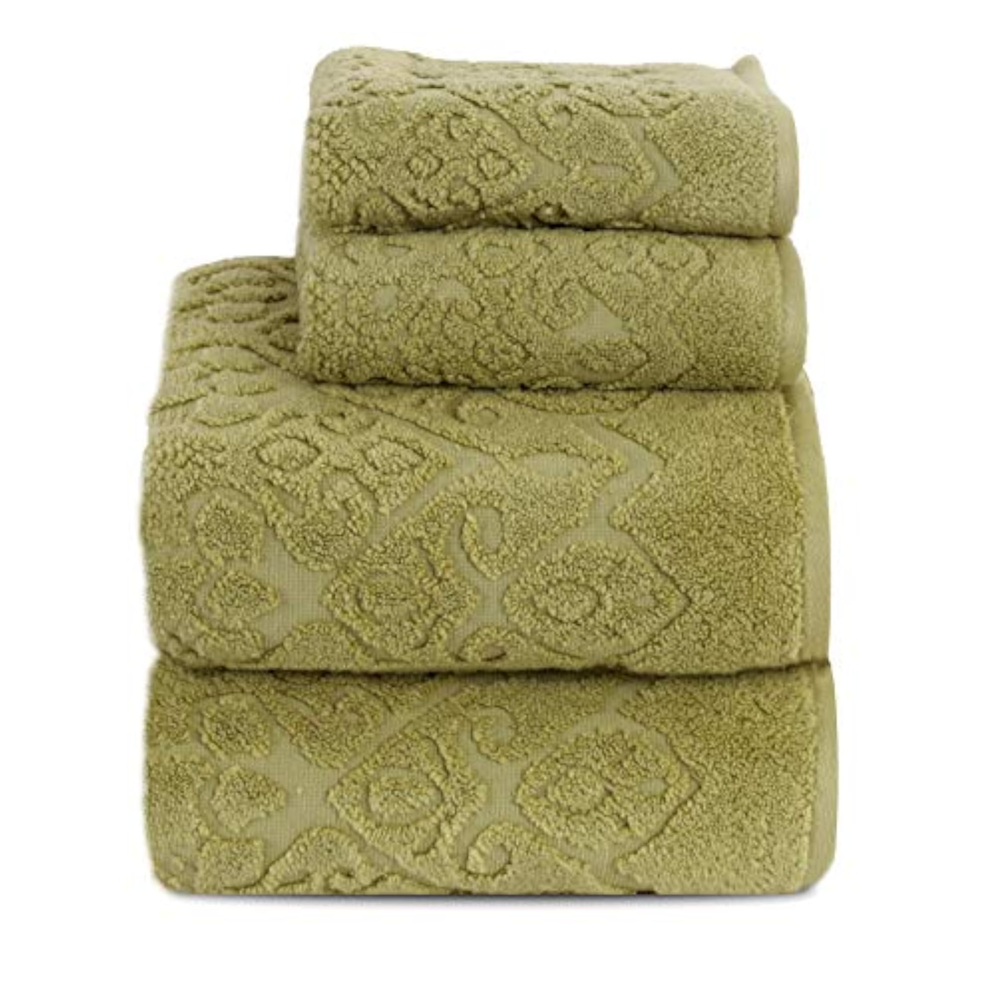 Windsor Ultra Soft Bath Towel Set, 4 Pc, Silk Green