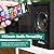 Electrohome Huntley Powered Bookshelf Speakers with Built-in Amplifier and 3" Drivers for Turntable, TV, PC and Wireless Music Streaming Featuring Bluetooth 5, RCA and Aux (EB10B)